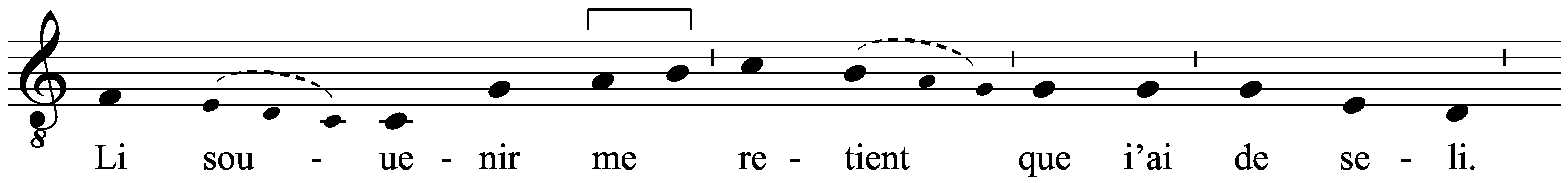 Work musical notation